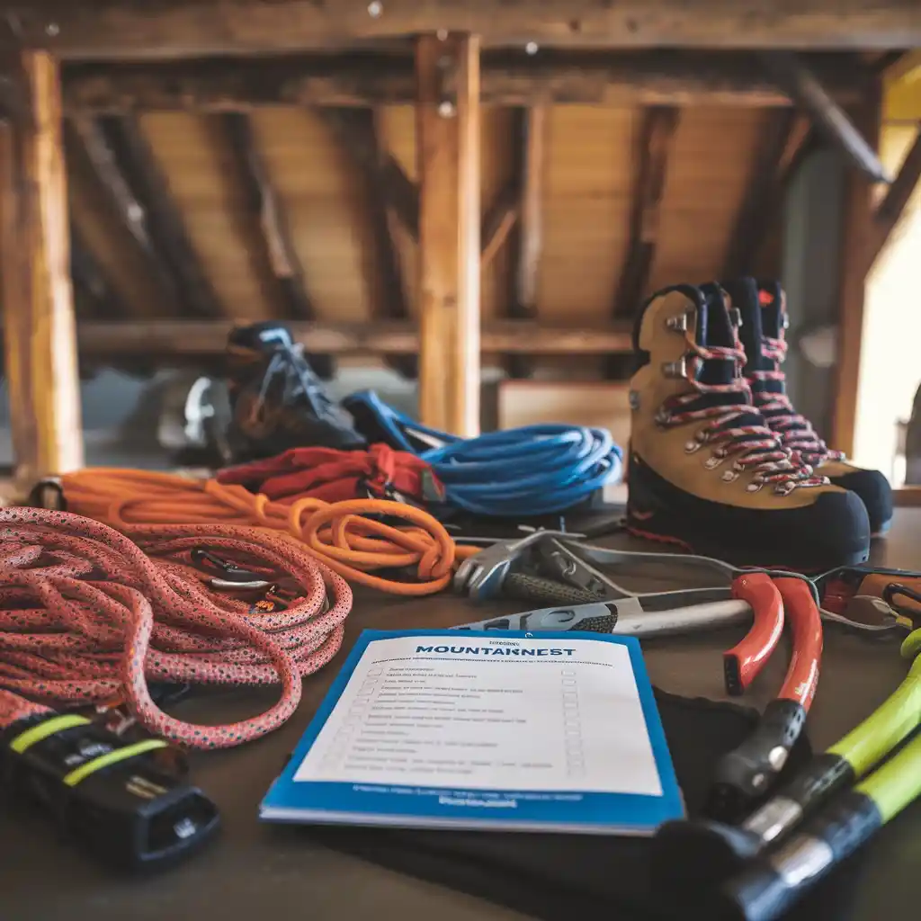 Objectif alpinisme liste de courses