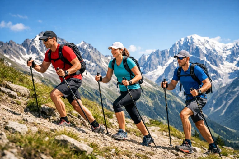Pratiquer la marche nordique en montagne : nos conseils !