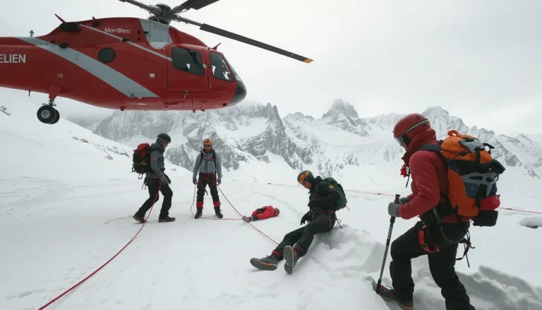 Drame à Chamonix : trois guides de haute montagne décédés dans le massif du Mont-Blanc
