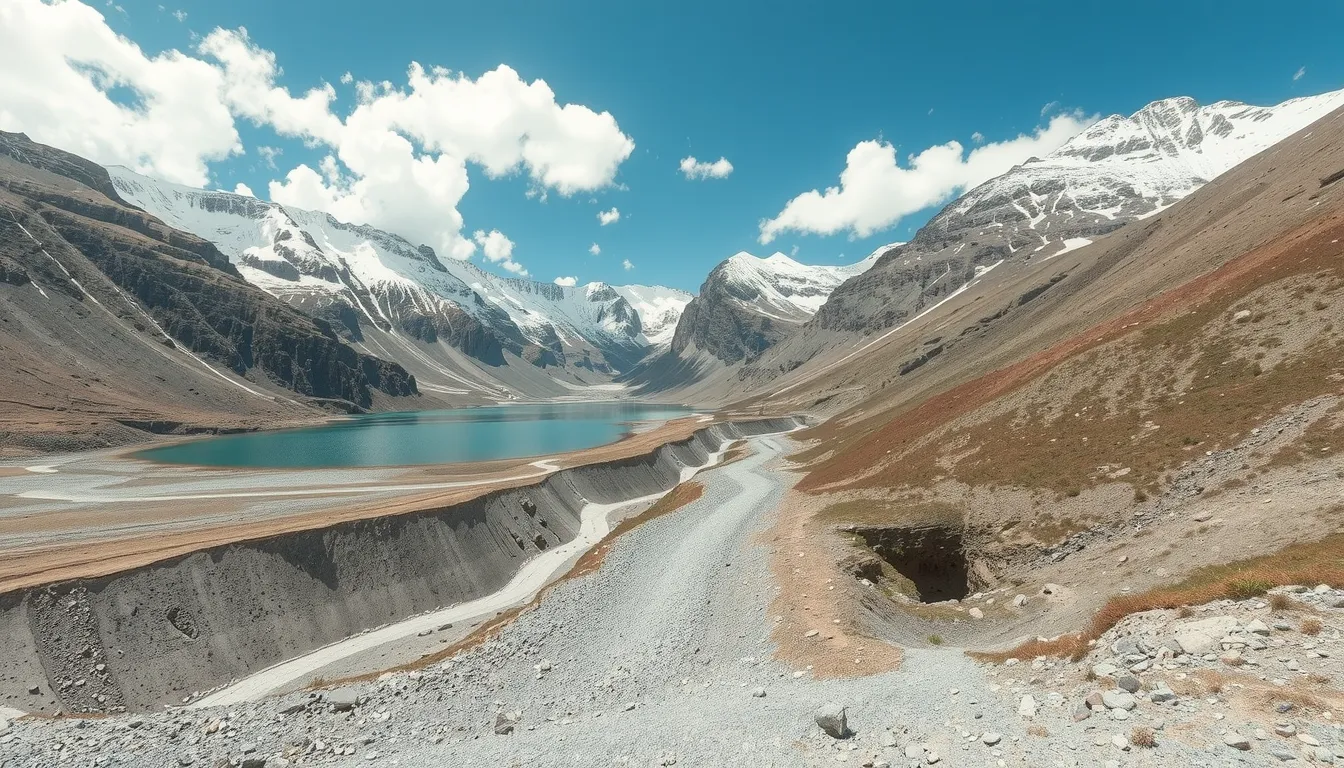 lac glaciaire pralognan la vanoise