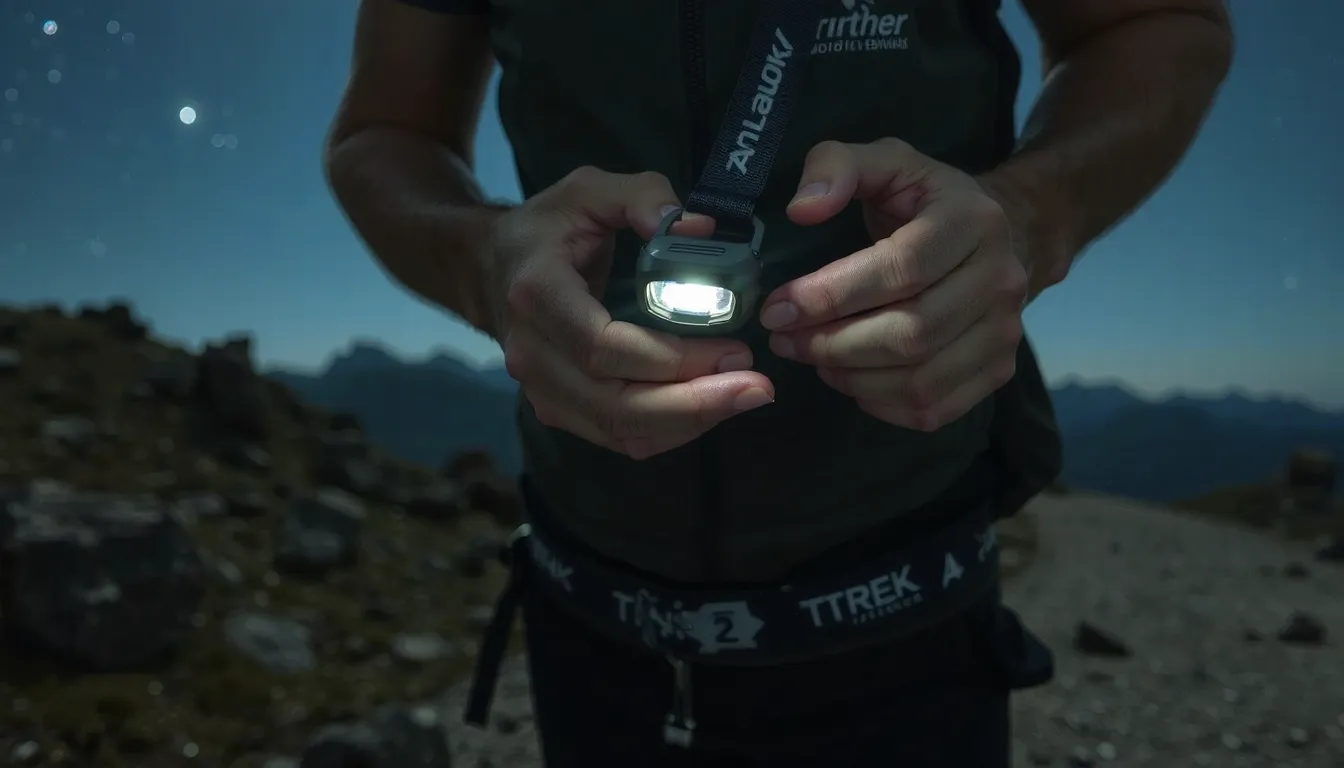 lampe frontale pour le trail