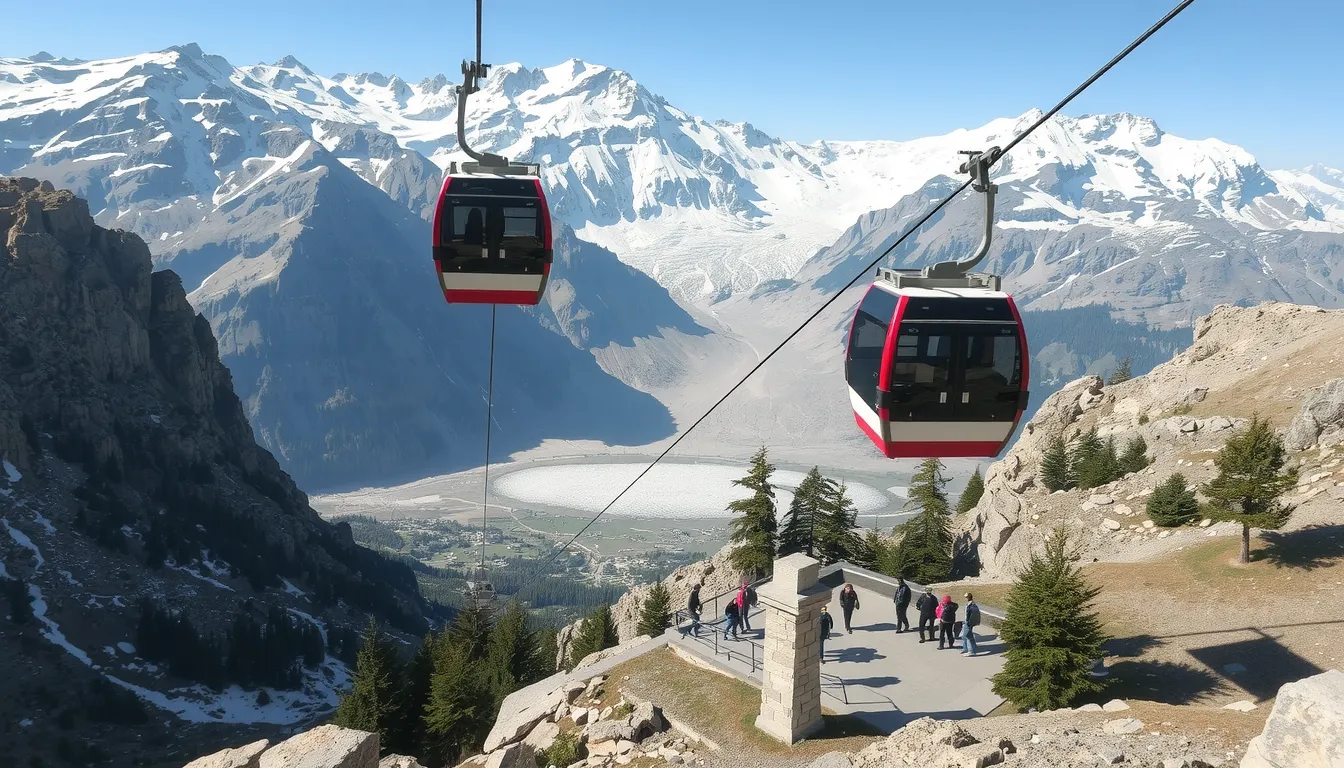téléphérique des glaciers de la meije - satg